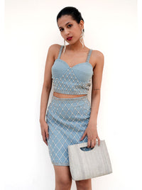 Studded Denim Co-ord