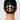 Teo Geometric Bun Stick handcrafted in brass metal with a polished gold tone finish, featuring a contemporary circular geometric design for elegant bun hairstyles.