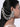 Tiffany Antique Hairchain Earrings featuring handcrafted floral crystal motifs, cascading bead drops, and a multi-layered silver hairchain for luxurious bridal styling.