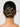 Tri Modern Hair Bun featuring handcrafted concentric geometric circles with abstract motif detailing and a luxurious Gold Tone Finish for contemporary elegant bun hairstyles.