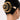 Valiya Statement Hair Bun featuring handcrafted concentric circular metal rings with an artistic floral centre in a luxurious Gold Tone Finish for elegant modern hairstyles.
