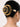 Valiya Statement Hair Bun featuring handcrafted concentric circular metal rings with an artistic floral centre in a luxurious Gold Tone Finish for elegant modern hairstyles.